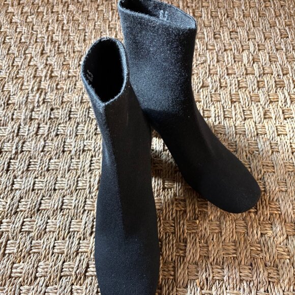 Everlane The Day Boot in ReKnit in Black NWOT - Picture 6 of 12